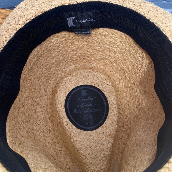 Kooringal Straw Fedora Hat - Picture 6 of 9